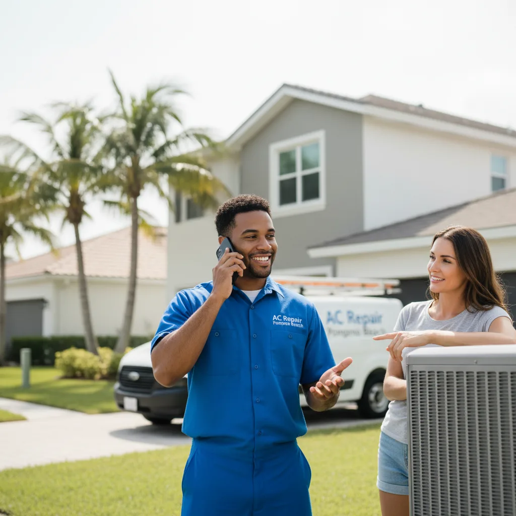 AC Repair Pompano Beach customer support in Centre